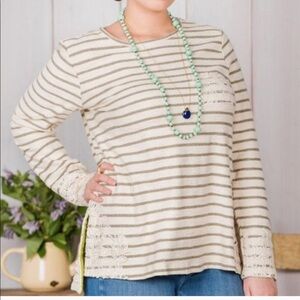 Matilda Jane Classic Twist Stripe Blouse(111)
